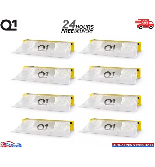 8 X Q1 MASKING FILM SHEETING ROLL 5M X 120M PREMIUM AUTOMOTIVE PROTECTION